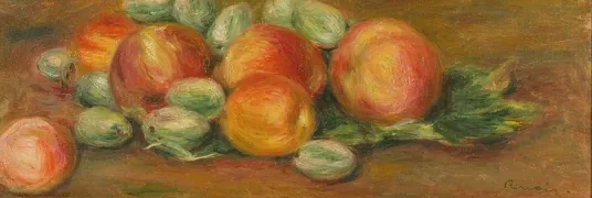 Nature morte aux pommes et aux amandes