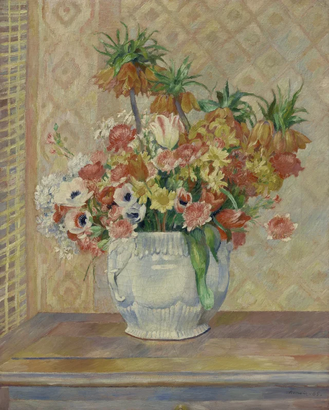 Naturaleza muerta: flores, Pierre-Auguste Renoir