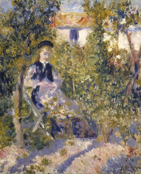 Nini au jardin