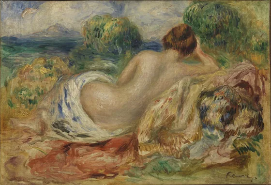 Nu dans un paysage