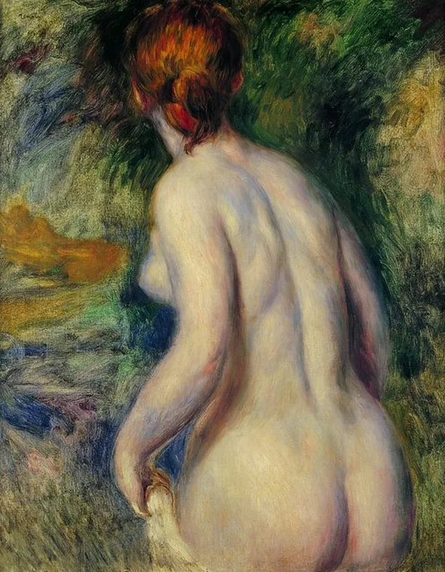 Desnudo visto de espaldas