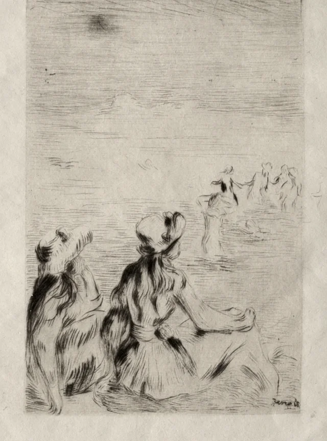 ベルヌヴァルの浜で