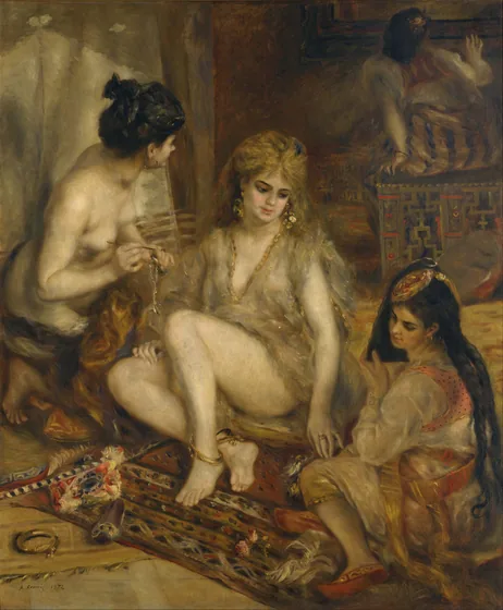 Parisiennes habillées en Algériennes
