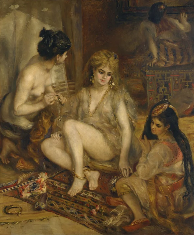 Parisiennes habillées en Algériennes, Pierre-Auguste Renoir