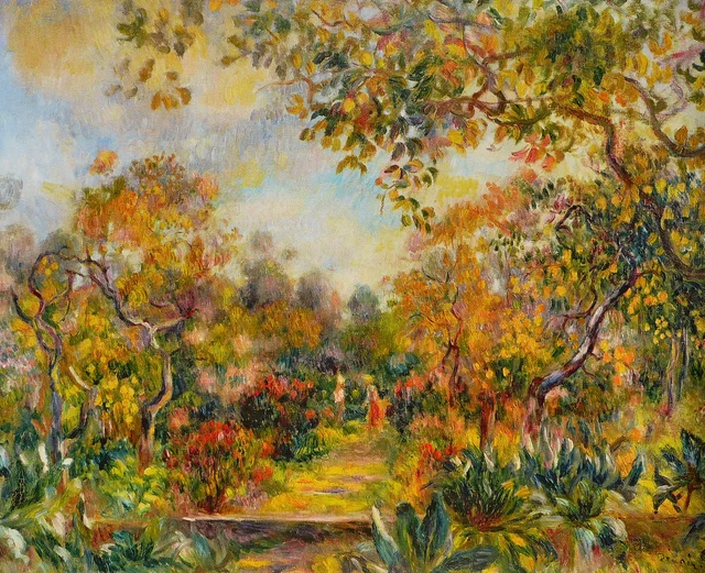 Paisaje en Beaulieu, Pierre-Auguste Renoir