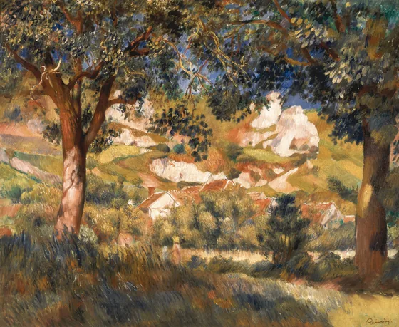 Paysage à La Roche-Guyon