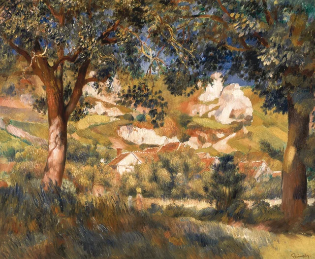 Paysage à La Roche-Guyon, Pierre-Auguste Renoir