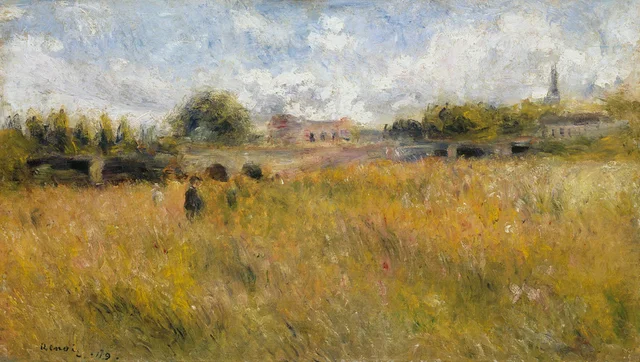 Paysage au bord de la Seine à Rueil, Pierre-Auguste Renoir