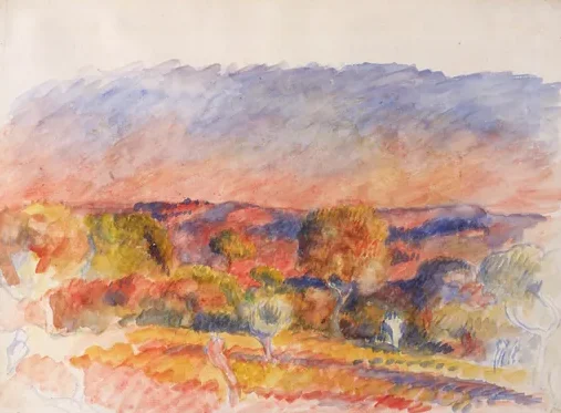 Paysage au crépuscule