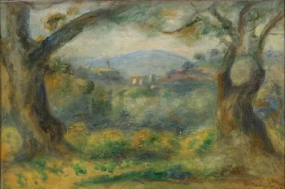 Paysage aux Collettes
