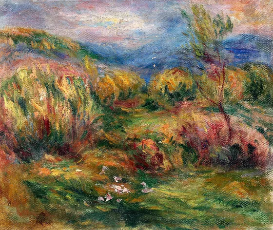 Paysage de Cagnes-sur-Mer