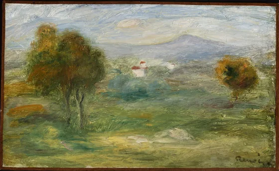 Paysage de Cros-de-Cagnes.