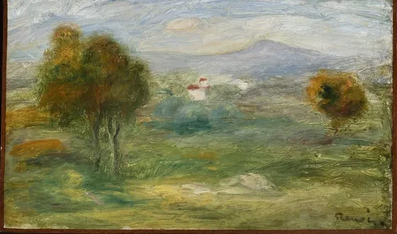 Paysage de Cros-de-Cagnes.