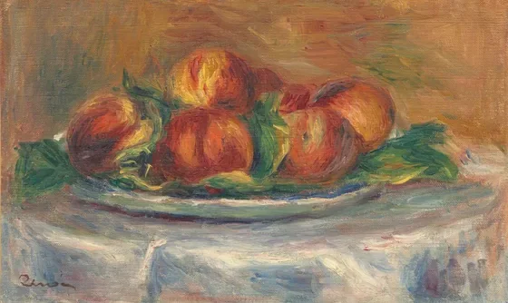 Peaches on a Plate