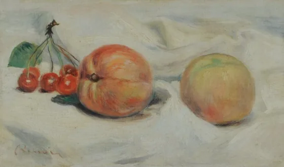 Peches et cerises