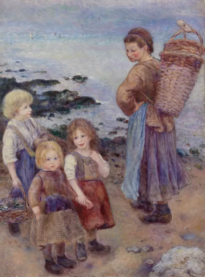 Pêcheuse de moules à Berneval