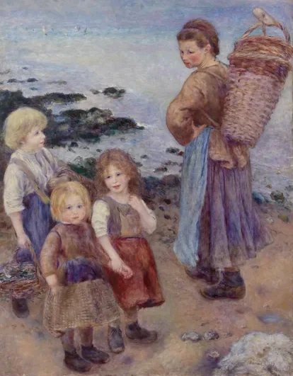 Pêcheuse de moules à Berneval