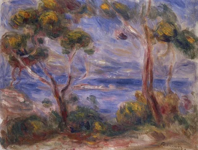 Pinos en Cagnes, Pierre-Auguste Renoir