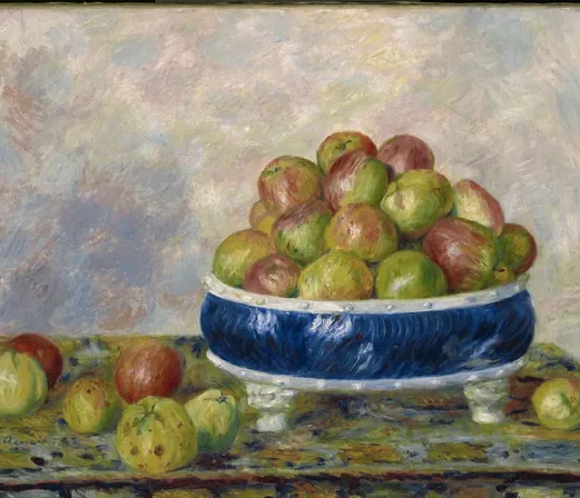 Pommes dans un compotier