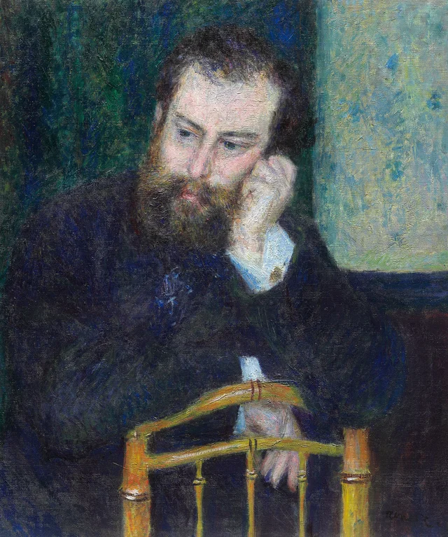 Retrato de Alfred Sisley