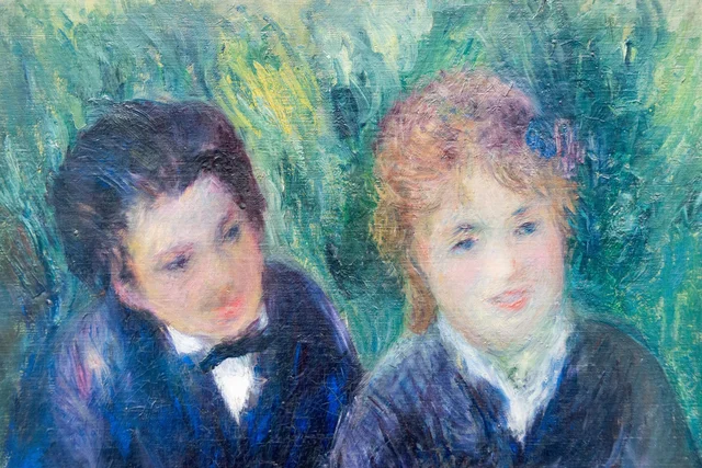 Retrato de un joven y una joven