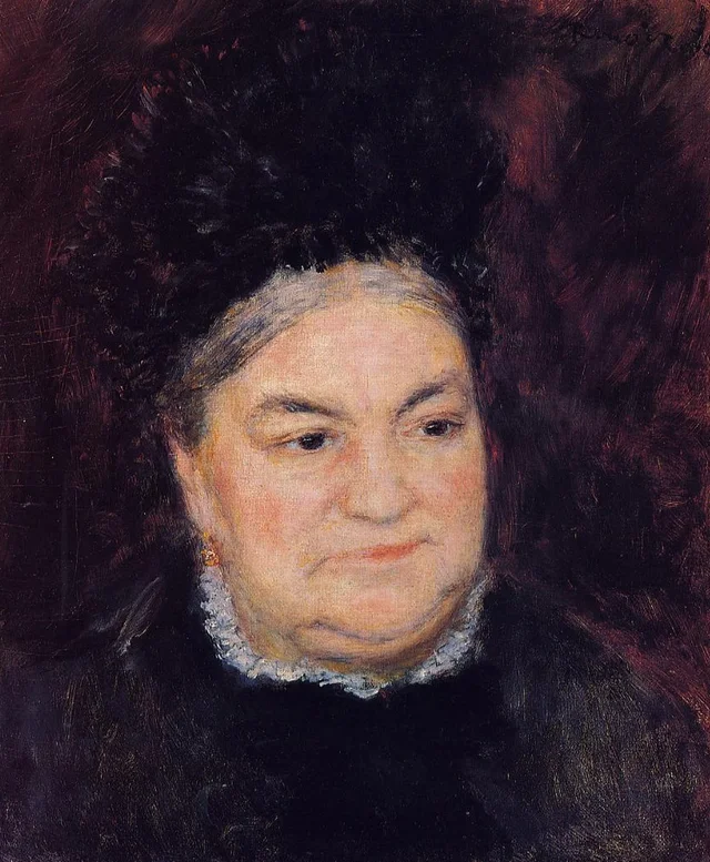 Retrato de una mujer mayor (madame Le Cœur)