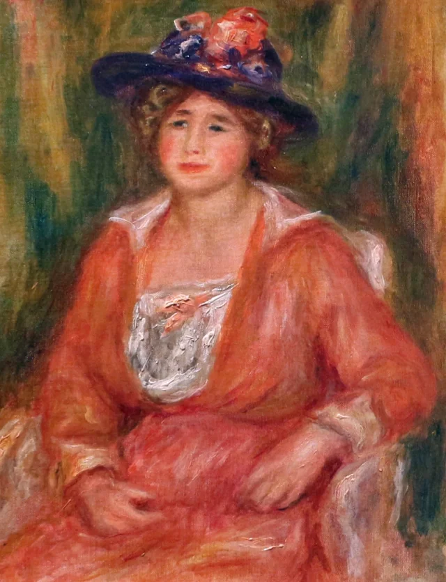 Retrato de mujer sentada