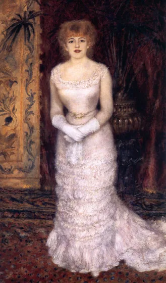 Portrait de Jeanne Samary en pied