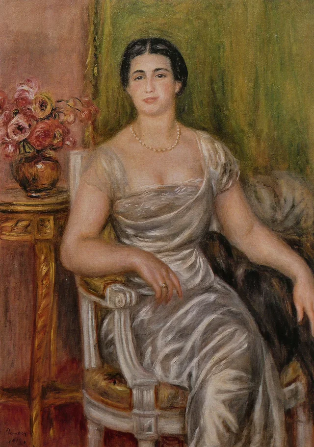 Retrato de la poetisa Alice Vallières-Merzbach