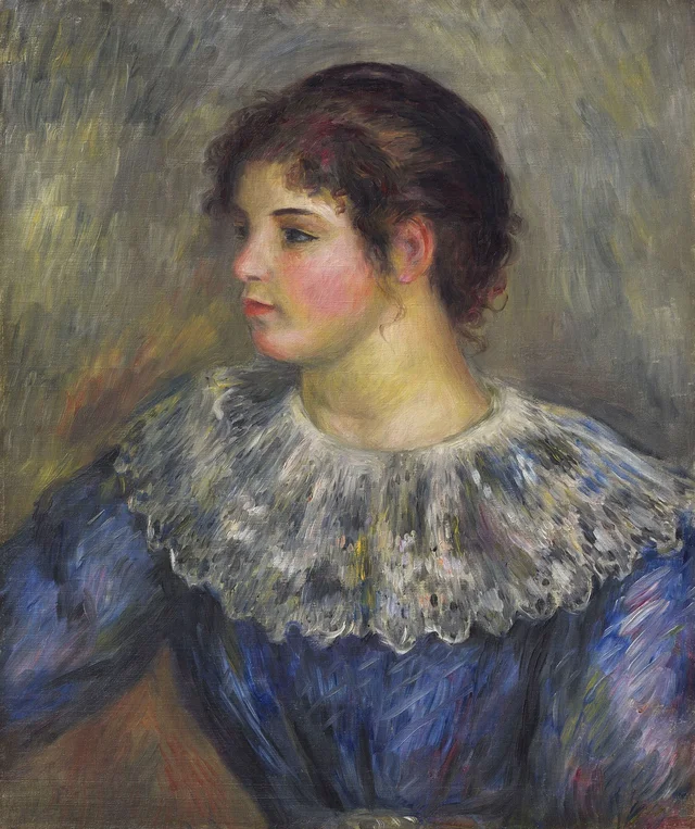 Portrait en buste de jeune fille, Pierre-Auguste Renoir