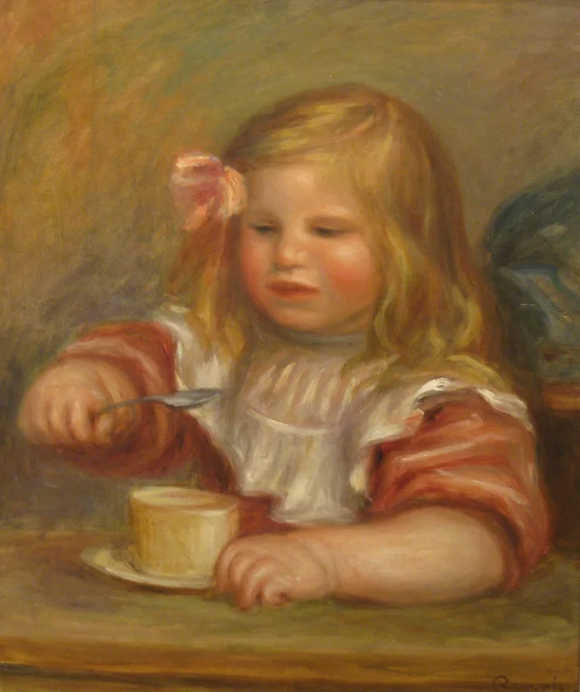 Retrato de Coco tomando su sopa