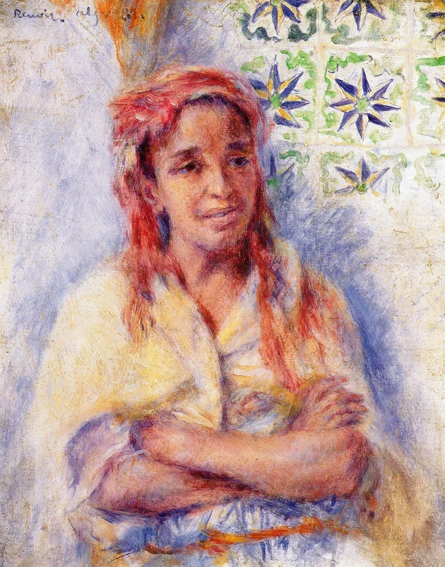 Portrait of Old Arab Woman, Pierre-Auguste Renoir