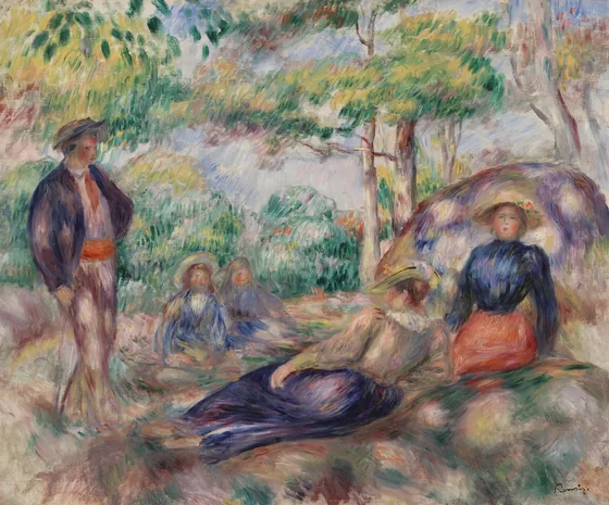 Resting in the Grass (Le Repos sur l'herbe)