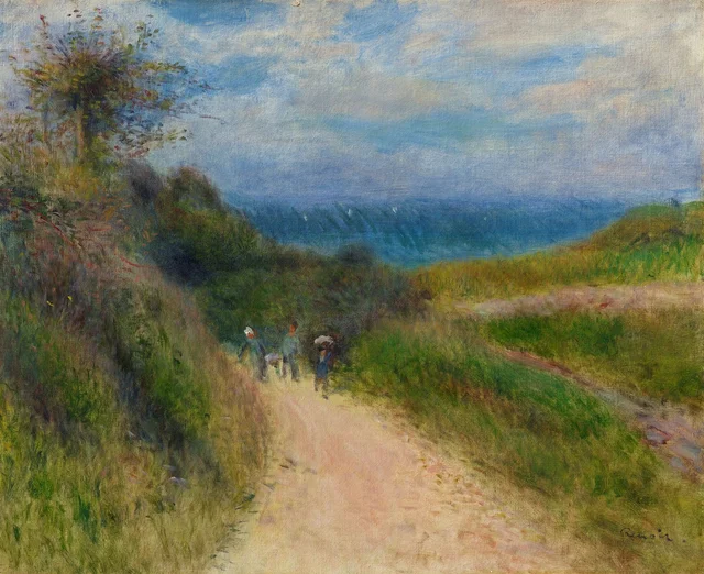 Road to Berneval, Pierre-Auguste Renoir