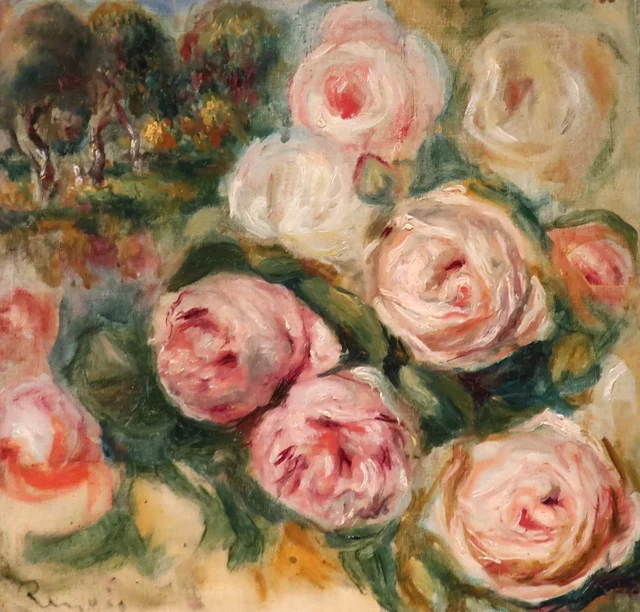 Roses et paysage