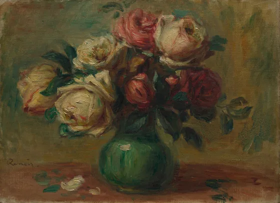 Roses in a Vase
