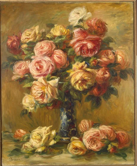 Roses in a Vase