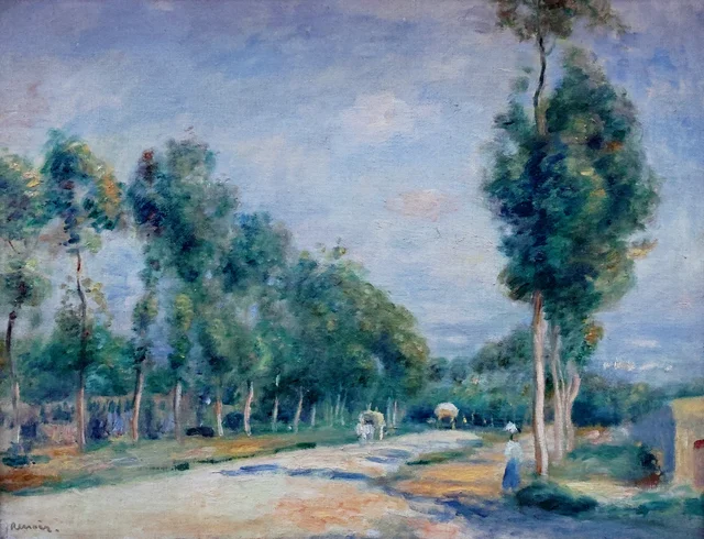 Estrada de Versalhes a Louveciennes, Pierre-Auguste Renoir