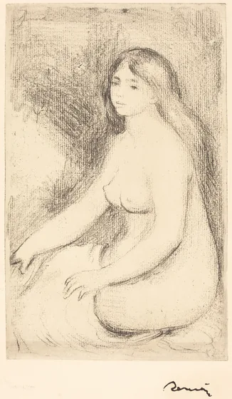 Seated Bather (Baigneuse assise)