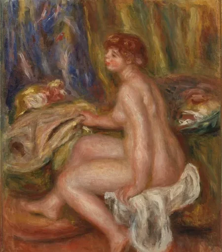 Seated Female Nude, Profile View (Femme nue assise, vue de profil)