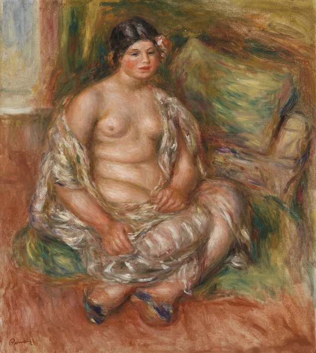 Seated Odalisque (Odalisque assise), Pierre-Auguste Renoir