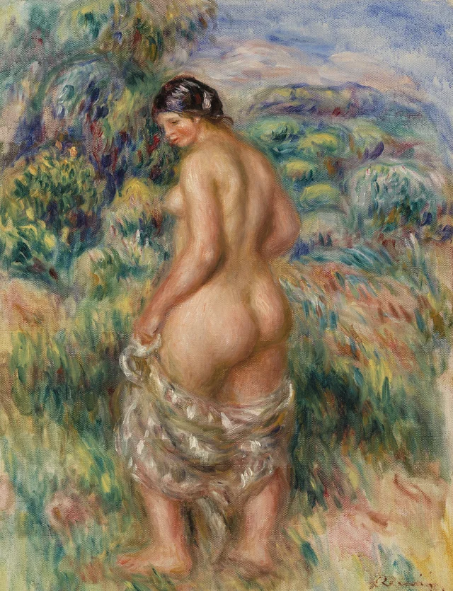 Bañista de pie