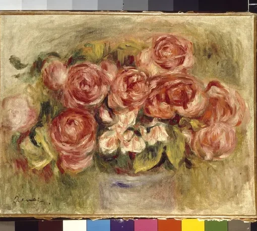 Still Life of Roses in a Vase