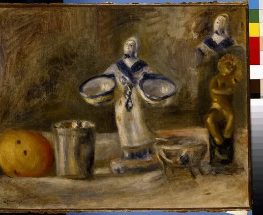Still Life with a faience Figure