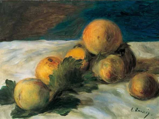 Still Life with Peaches