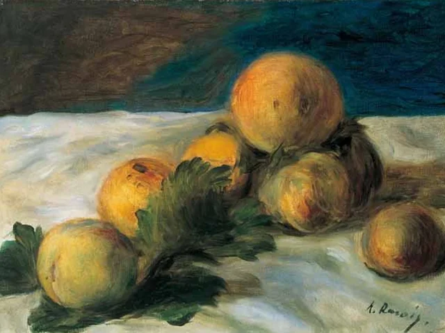 Nature morte aux pêches, Pierre-Auguste Renoir