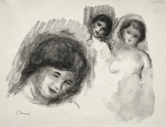 Stone with Three Sketches