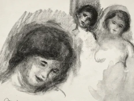 Stone with Three Sketches