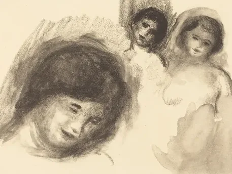 Stone with Three Sketches (La pierre au trois croquis)