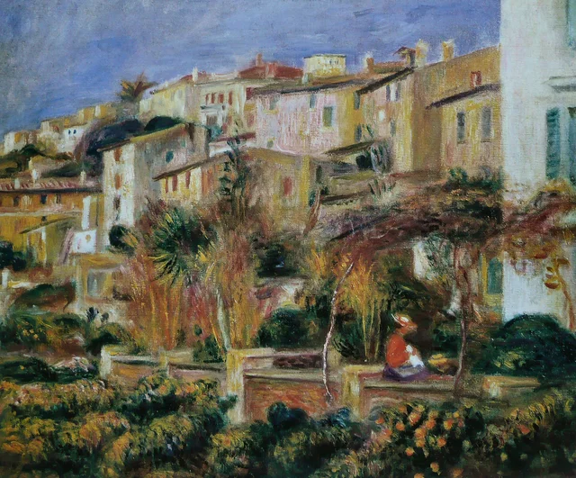 Terrasses à Cannes, Pierre-Auguste Renoir
